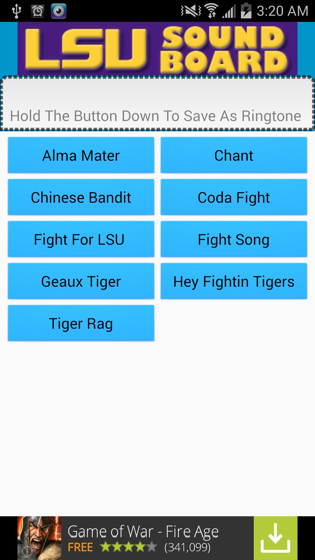 LSU Soundboard / Ringtone