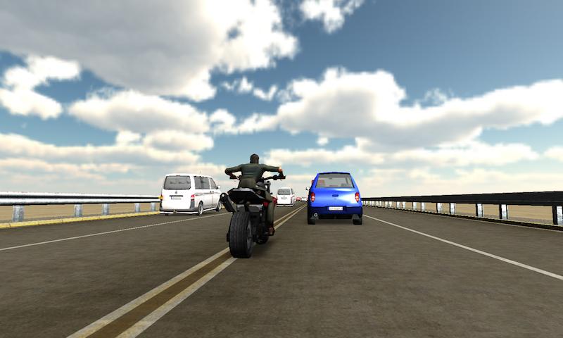 Highway Traffic Moto Racer 3D