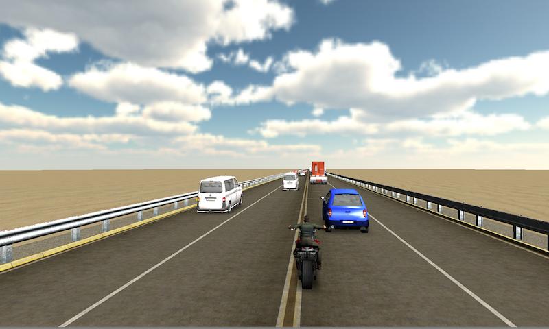 Highway Traffic Moto Racer 3D