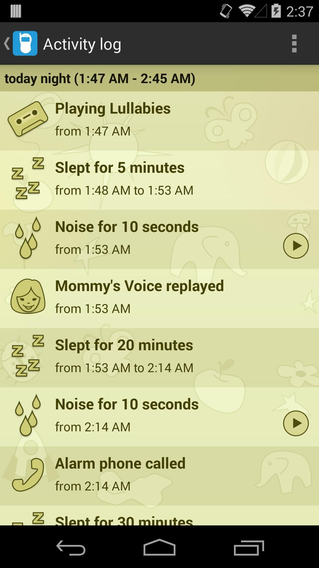 Baby Monitor & Alarm trial