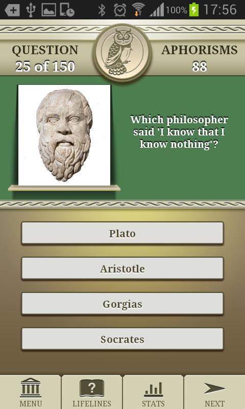 Genius Philosophy Quiz Lite