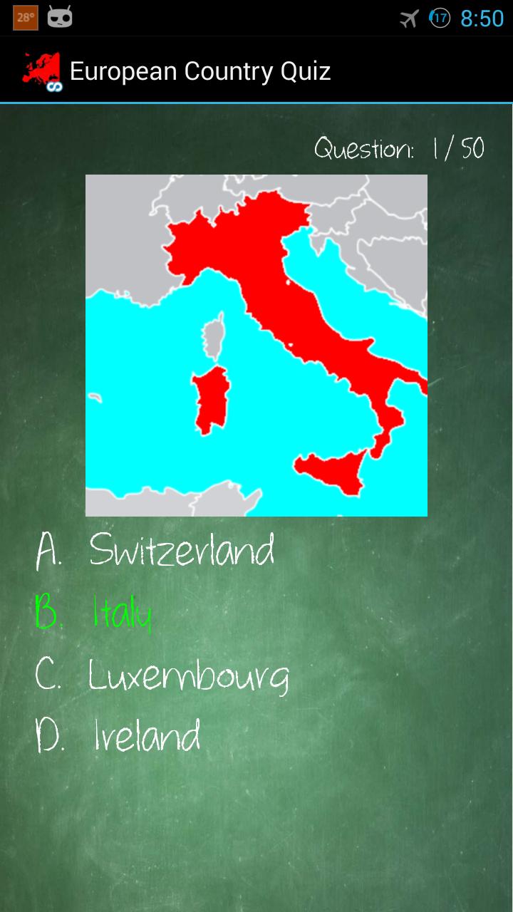 European Country Quiz