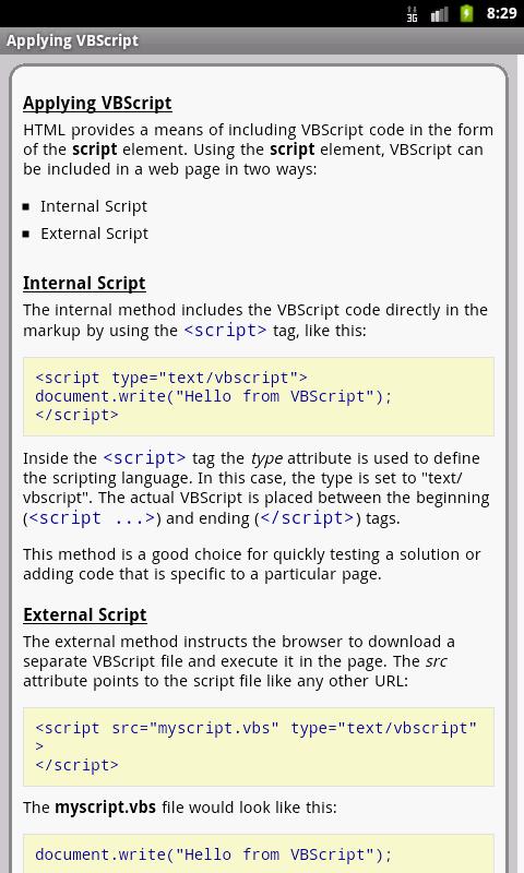 VBScript Pro Quick Guide Free