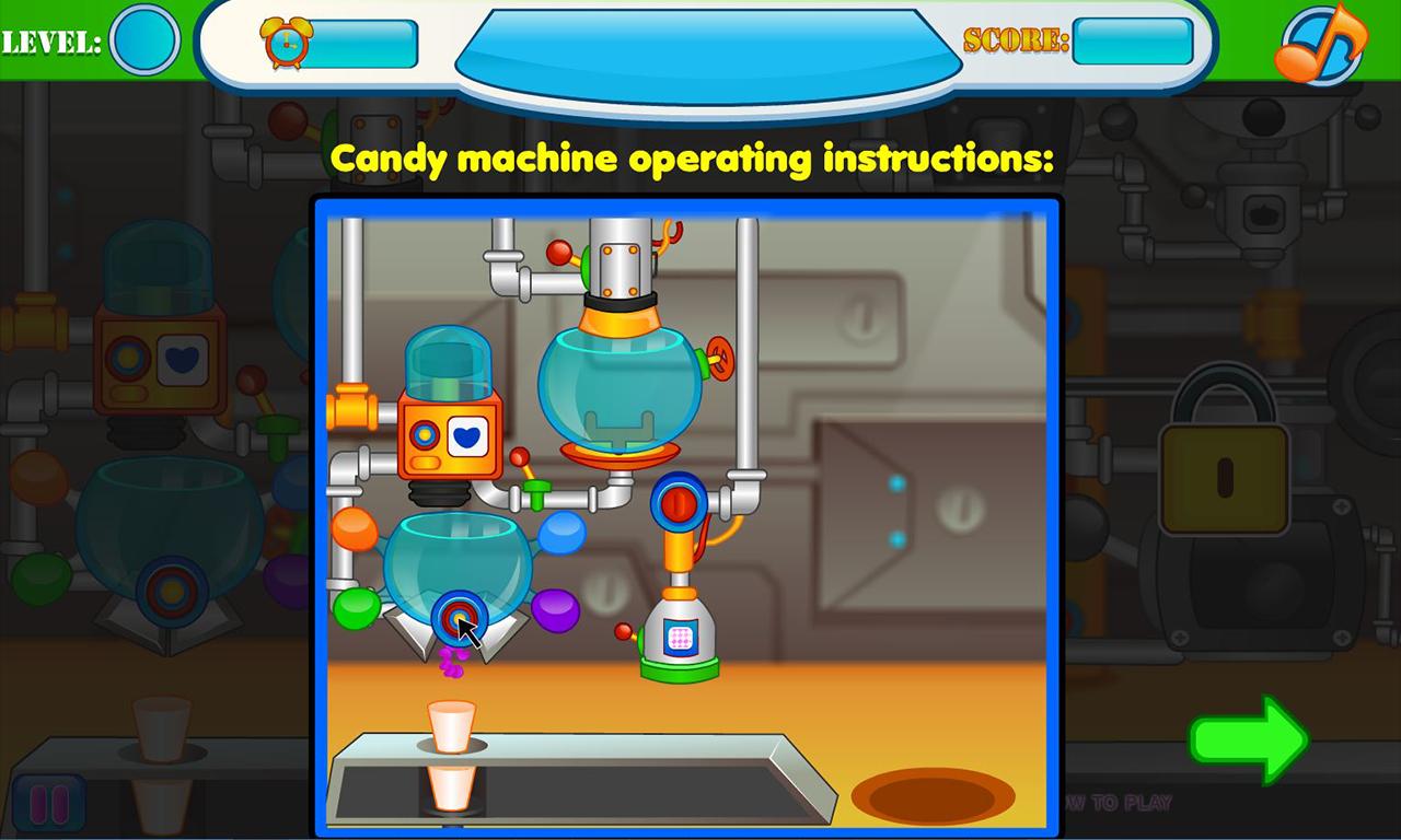 Ice cream and candy factory