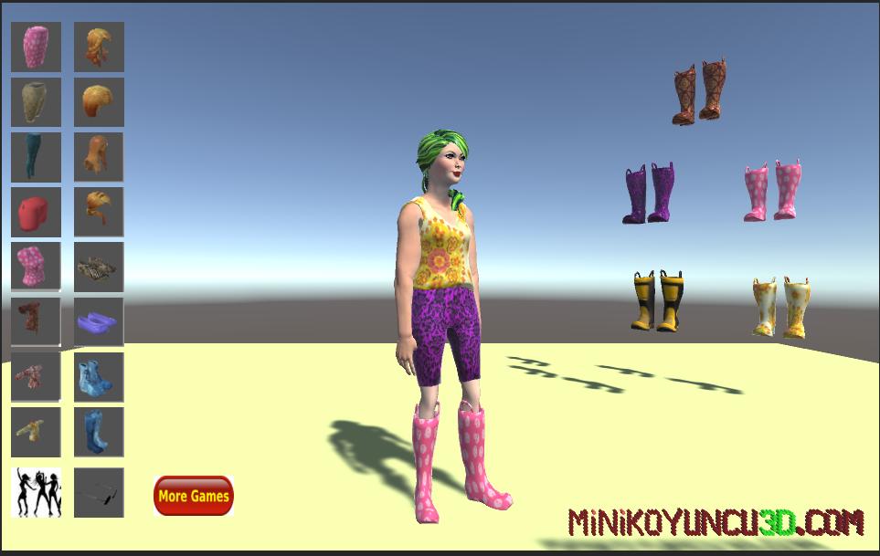 New 3D Dressup Girl Dancing