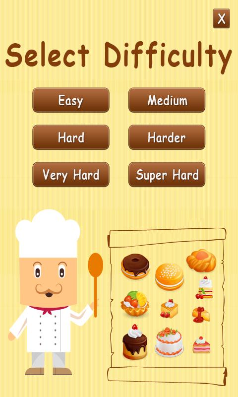 Memory Game - Pastry