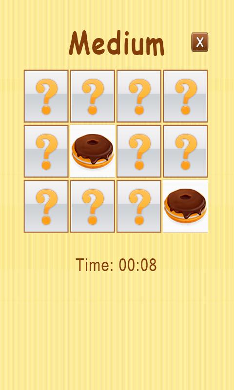 Memory Game - Pastry