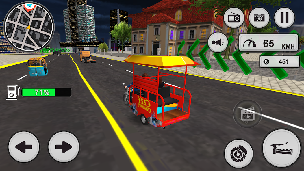 Rickshaw Driver Tuk Tuk Game