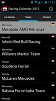 Racing Calendar 2015