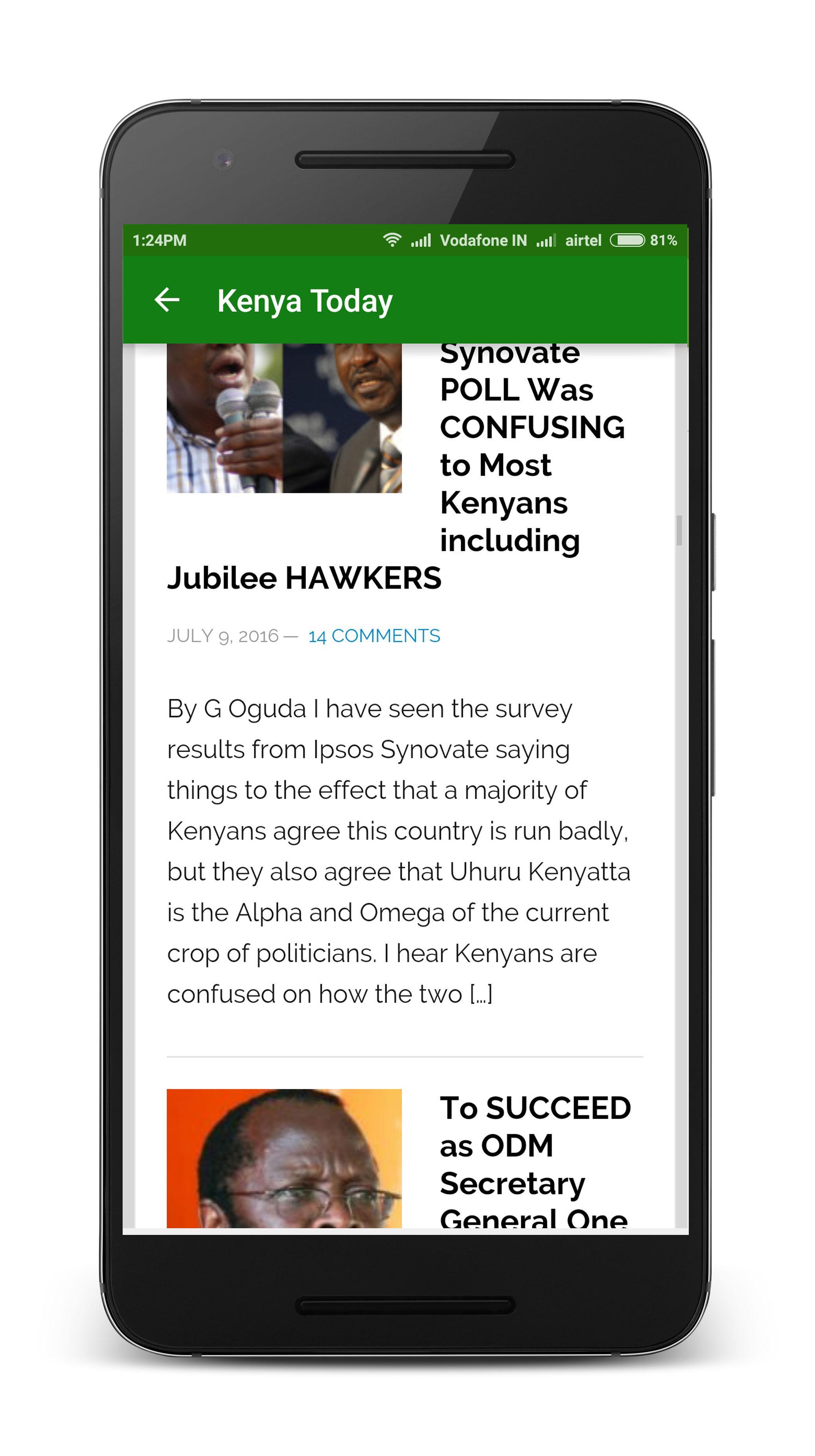 Kenya Newspapers Site List