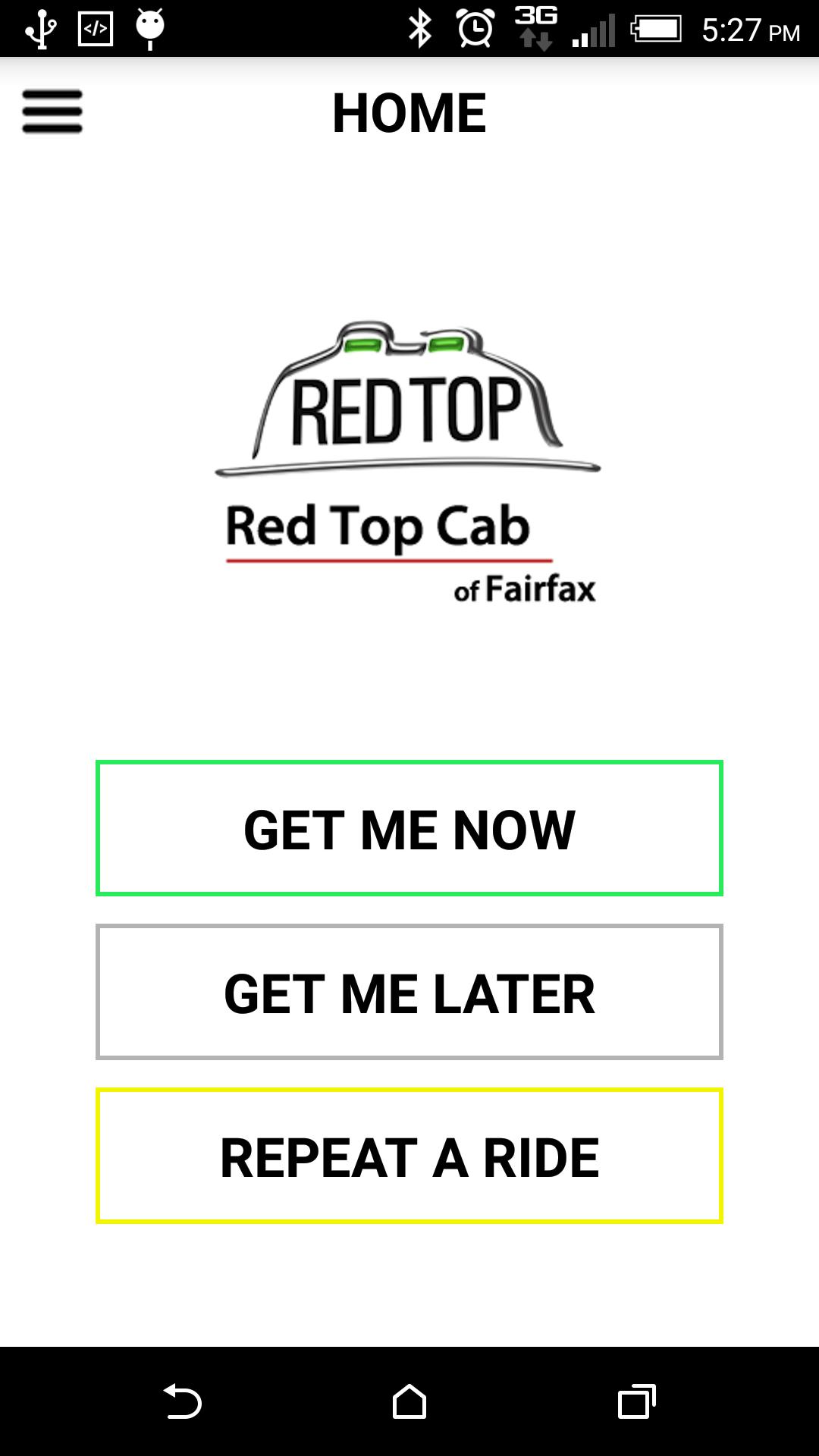 Fairfax Red Top Cab