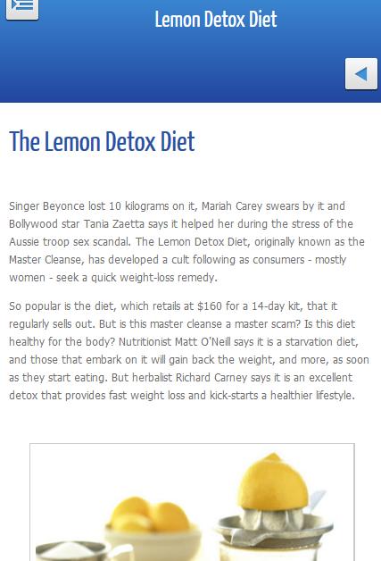 Lemon Detox Diet