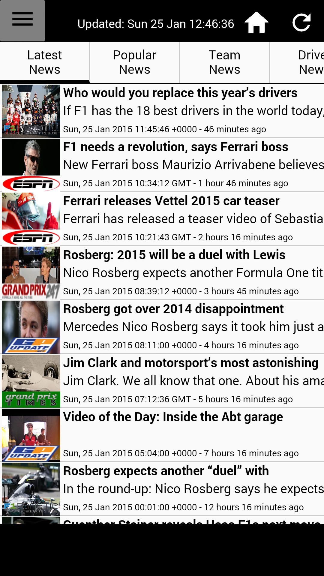 MotorRacing News