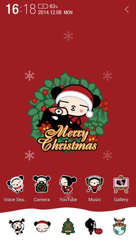 Pucca Christmas Atom Theme