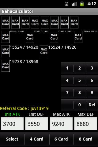 Bahamut Calculator