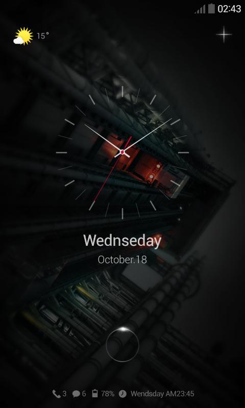 Dark Night Dodol Locker Theme