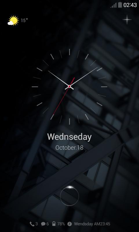 Dark Night Dodol Locker Theme