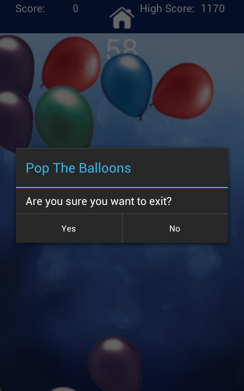 Pop The Balloons