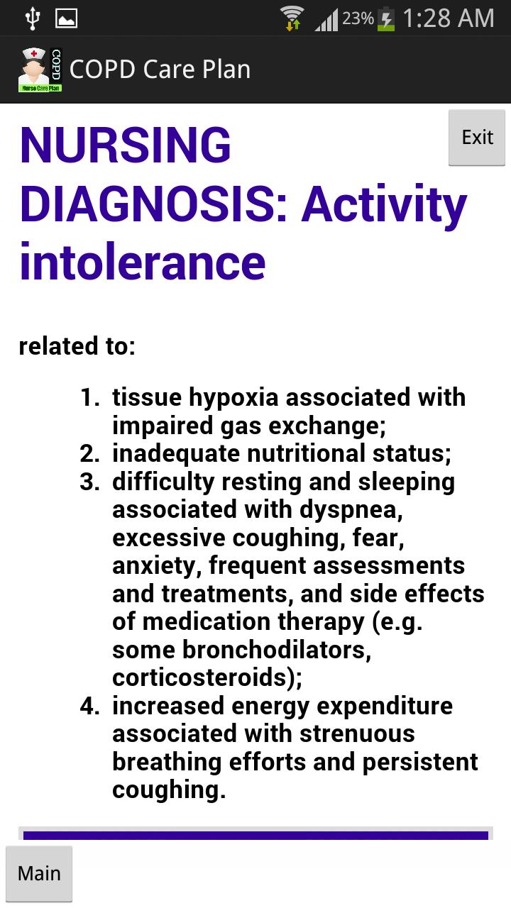 Nurse Care Plan COPD