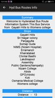 Hyderabad City Bus Routes info