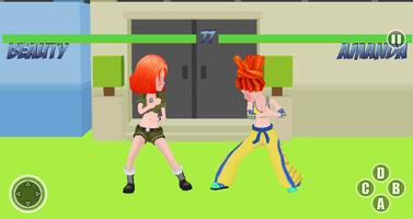 School Girls Fighting 3D