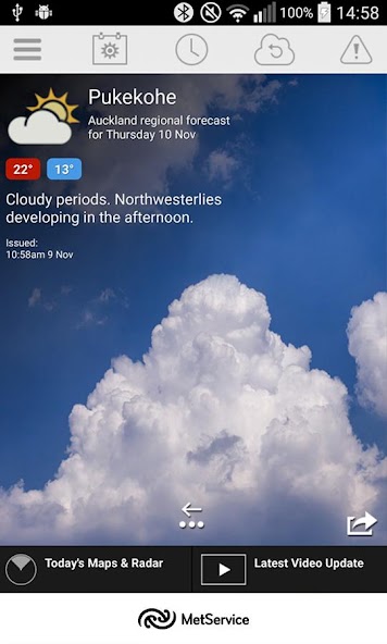 MetService Rural Weather App