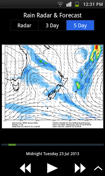 MetService Rural Weather App