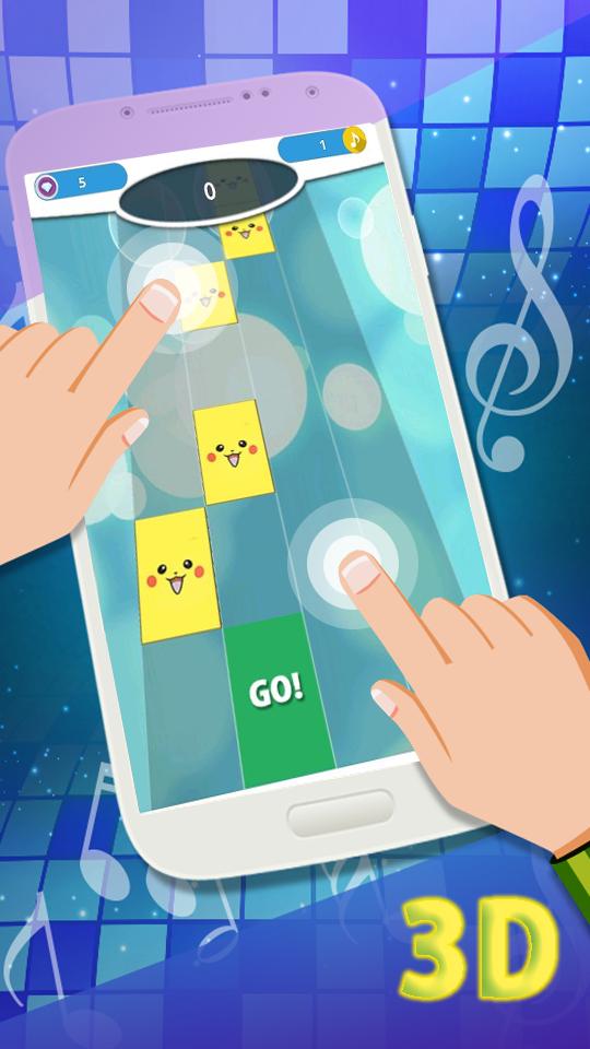 Piano Tiles : Tap Pikachu Go