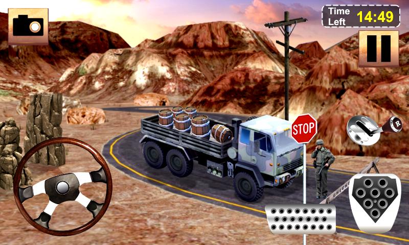 Army Cargo Truck - Army Truck Driving Simulator 3D