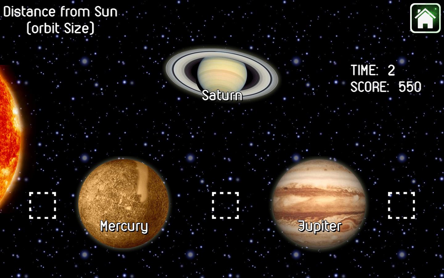 Timeline Adventure in Space