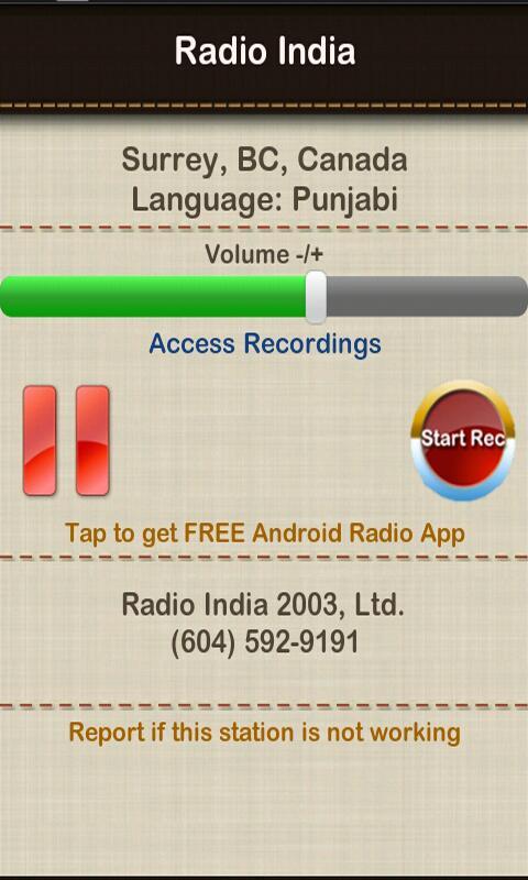 Radio India Surrey BC