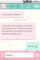 Easy SMS Pink Garden Theme