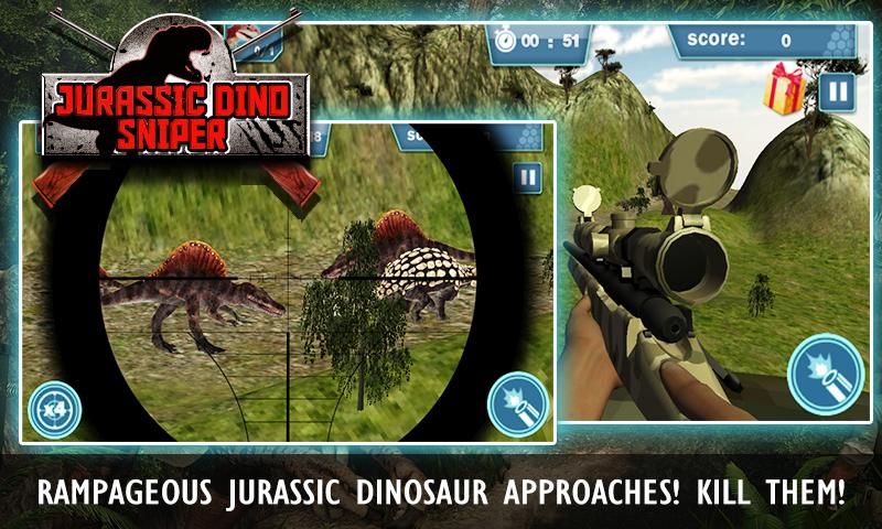 Jurassic Dino Sniper