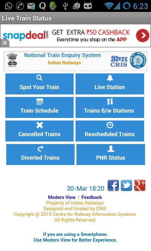 Live Train Status (IRCTC)