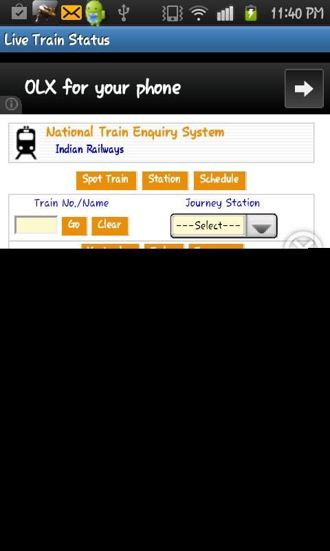 Live Train Status (IRCTC)