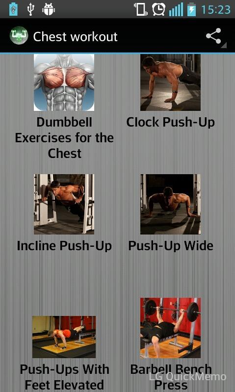 Chest exercises