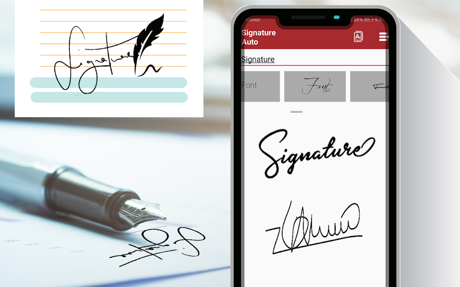 Real Signature Maker