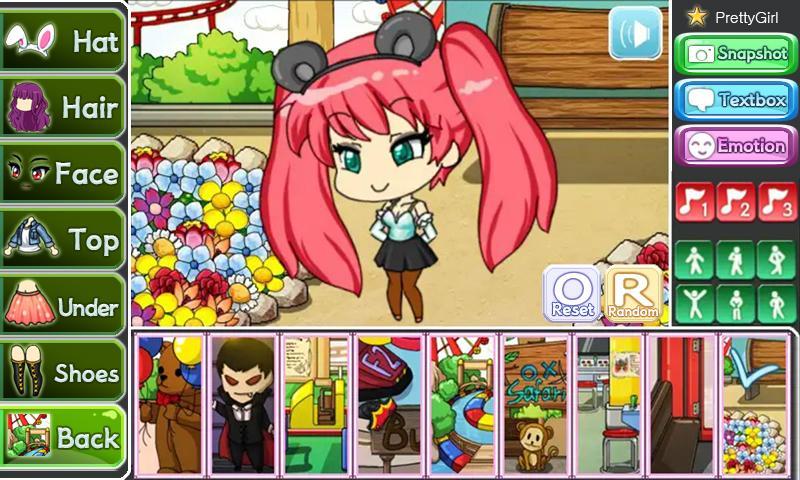 Theme Park Pretty Girl : dress up game