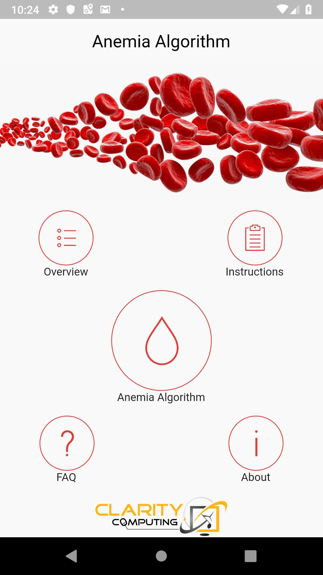 Anemia Algorithm