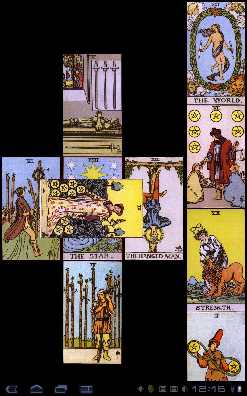 TarotBot Android tarot reader