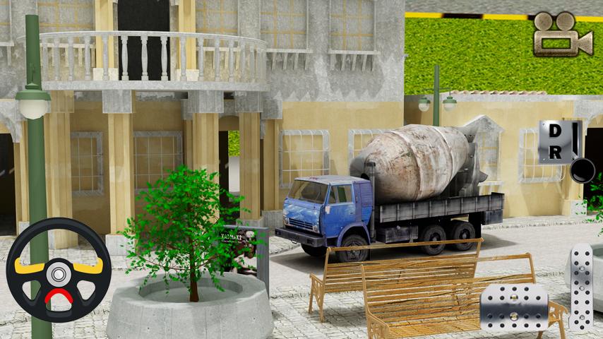 Construction Truck Parking 3D