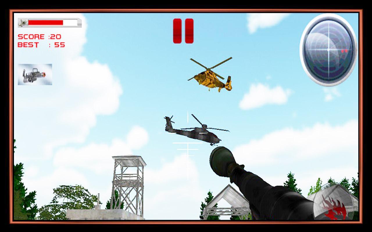 Helicopter Enemy Base Attack