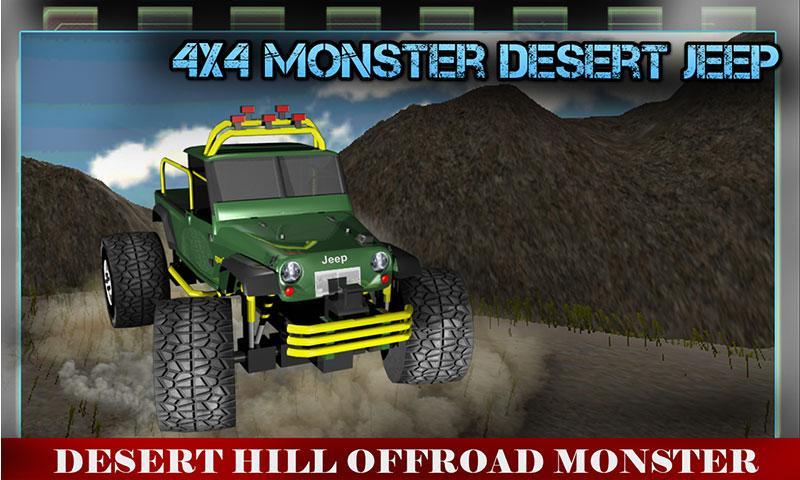 4x4 Monster Desert Jeep