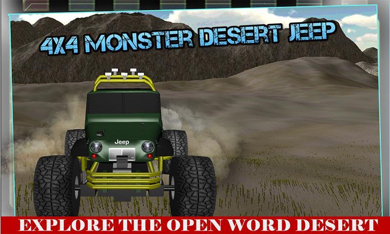 4x4 Monster Desert Jeep