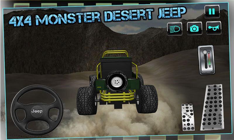 4x4 Monster Desert Jeep