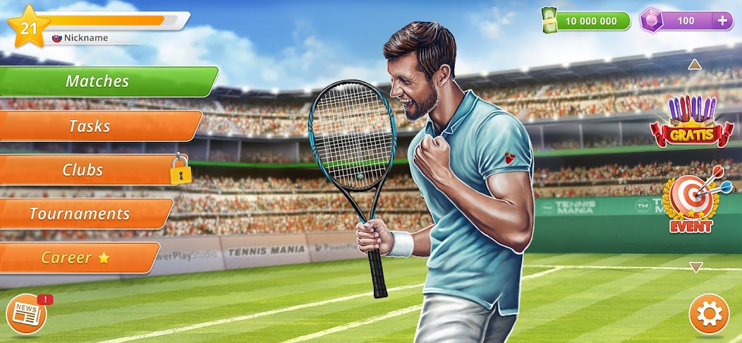 Tennis Mania Mobile