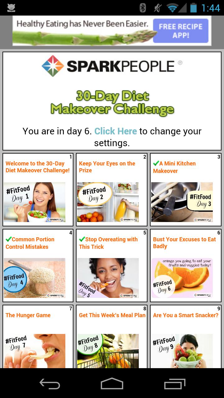 30-Day Diet Makeover Challenge