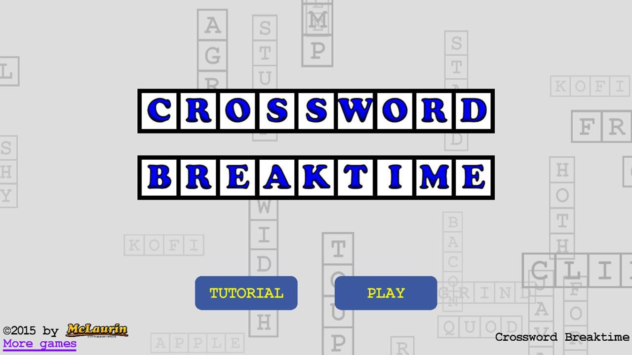 Crossword Breaktime