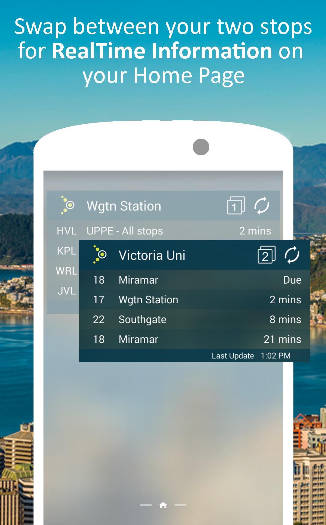 Metlink RealTime Widget