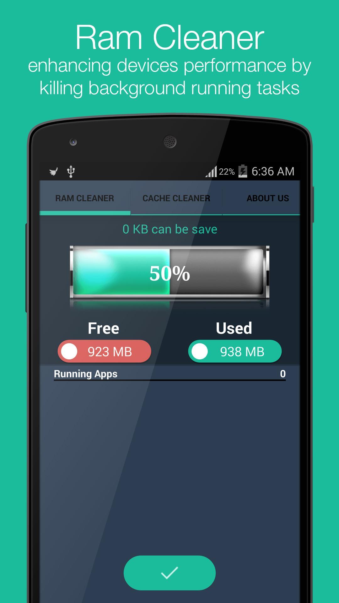 Ram Speedup: 1Tap Easy Cleaner